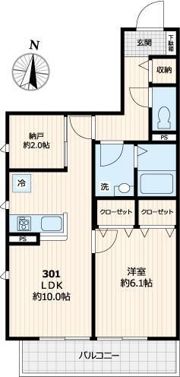 ガーデンホームズ高野の間取り画像