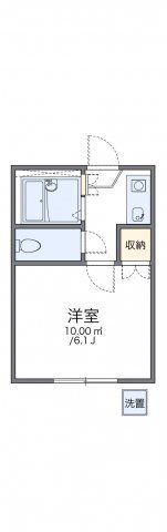 レオパレス水前寺西PART4Aの間取り画像