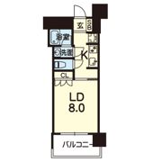 RJRプレシア熊本駅前の間取り画像