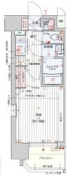 クリスタルグランツ東天満の間取り画像