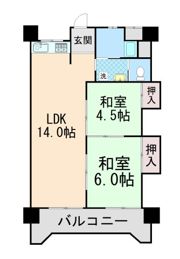 ガーデンハイツ魚崎の間取り画像