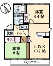 ハピネス不動院 A棟の間取り画像