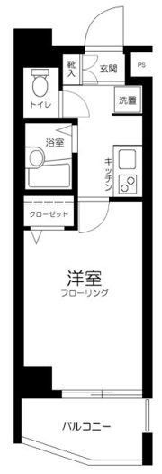 スカイコート芦花公園の間取り画像
