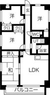 ヴィアーレマルフク南館の間取り画像