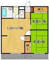 プランドール西小倉駅前の間取り画像