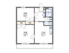 レオパレスGREEN・VIEWの間取り画像