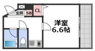 エトワールヴィルーR深江橋駅前の間取り画像