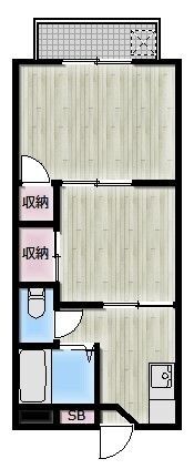 シティハイツ森崎の間取り画像