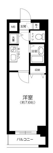 グランド・ガーラ西麻布の間取り画像