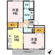 シャトレー西本の間取り画像