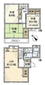 南町戸建の間取り画像