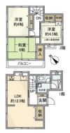 南町戸建の間取り画像