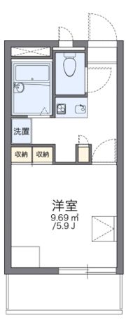 レオパレス豊里の間取り画像