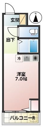 第一伸和マンションの間取り画像