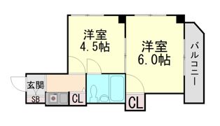 ル・パレ将軍の間取り画像