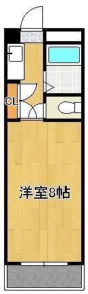 折尾自由ヶ丘センチュリー21 107の間取り画像