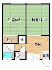 コーポ大山の間取り画像