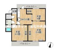 ヴィラナリー善通寺の間取り画像