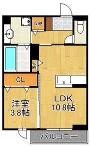 フース コーシェリの間取り画像