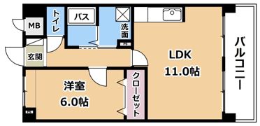 パレボヌールの間取り画像