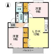 ビラ芳翠の間取り画像