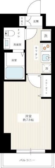 アトラス カーロ浦和常盤弐番館の間取り画像