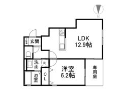エクソニア篠原本町の間取り画像