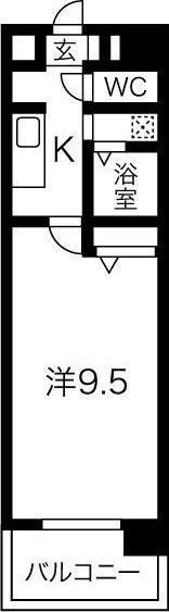 ラッフルズ東山の間取り画像