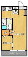 プレアール大浦の間取り画像