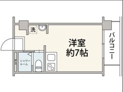 KENSEI9（旧第5山肩ビル）の間取り画像