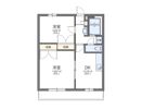 レオパレス鹿子木AREAⅡの間取り画像