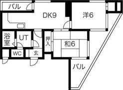 サンメゾン植田の間取り画像