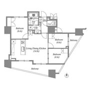nido蔵前Avenueの間取り画像