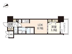 S-RESIDENCE東観音町achieveの間取り画像