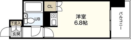 ダイアパレス皆実町の間取り画像