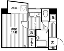 エスコート渋谷の間取り画像