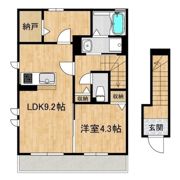 (仮）つくばみらい市富士見ヶ丘新築APの間取り画像