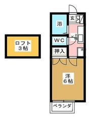 ハイツ柊第2の間取り画像