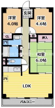 ファミーユ菊水の間取り画像