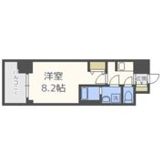 S-RESIDENCE阿波座WESTの間取り画像