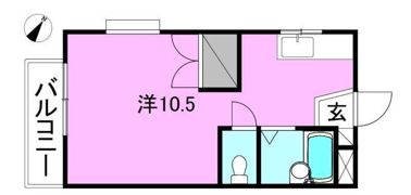 ラウンドストーン枝松の間取り画像