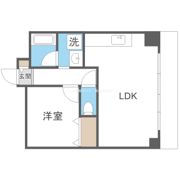 ライフ北梅田の間取り画像