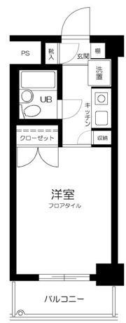 モナークマンション武蔵新城第2の間取り画像