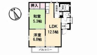 シャーメゾン和の間取り画像