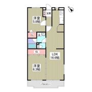リブレス牛久の間取り画像