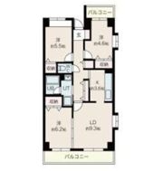 目黒本町マンションの間取り画像