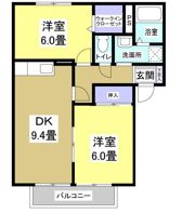 グランシャリオAの間取り画像