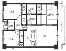 ロイヤルハイツ北島の間取り画像