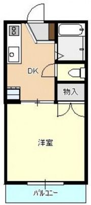 ノーブルハイツの間取り画像