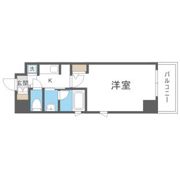 QCフラット北堀江の間取り画像